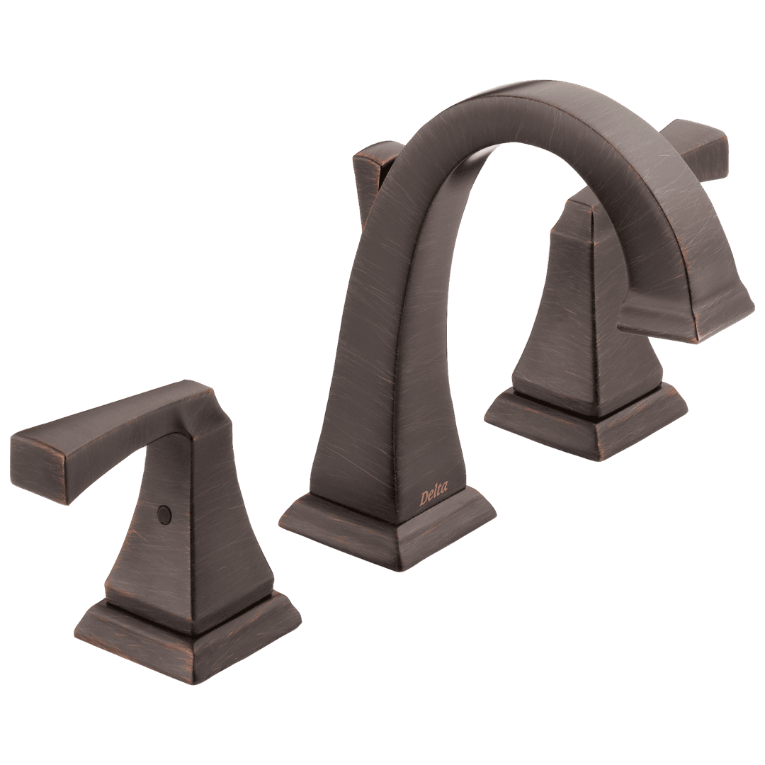Delta Faucet DrydenE Two Handle Widespread Bathroom Faucet - Venetian Bronze by Delta Faucet