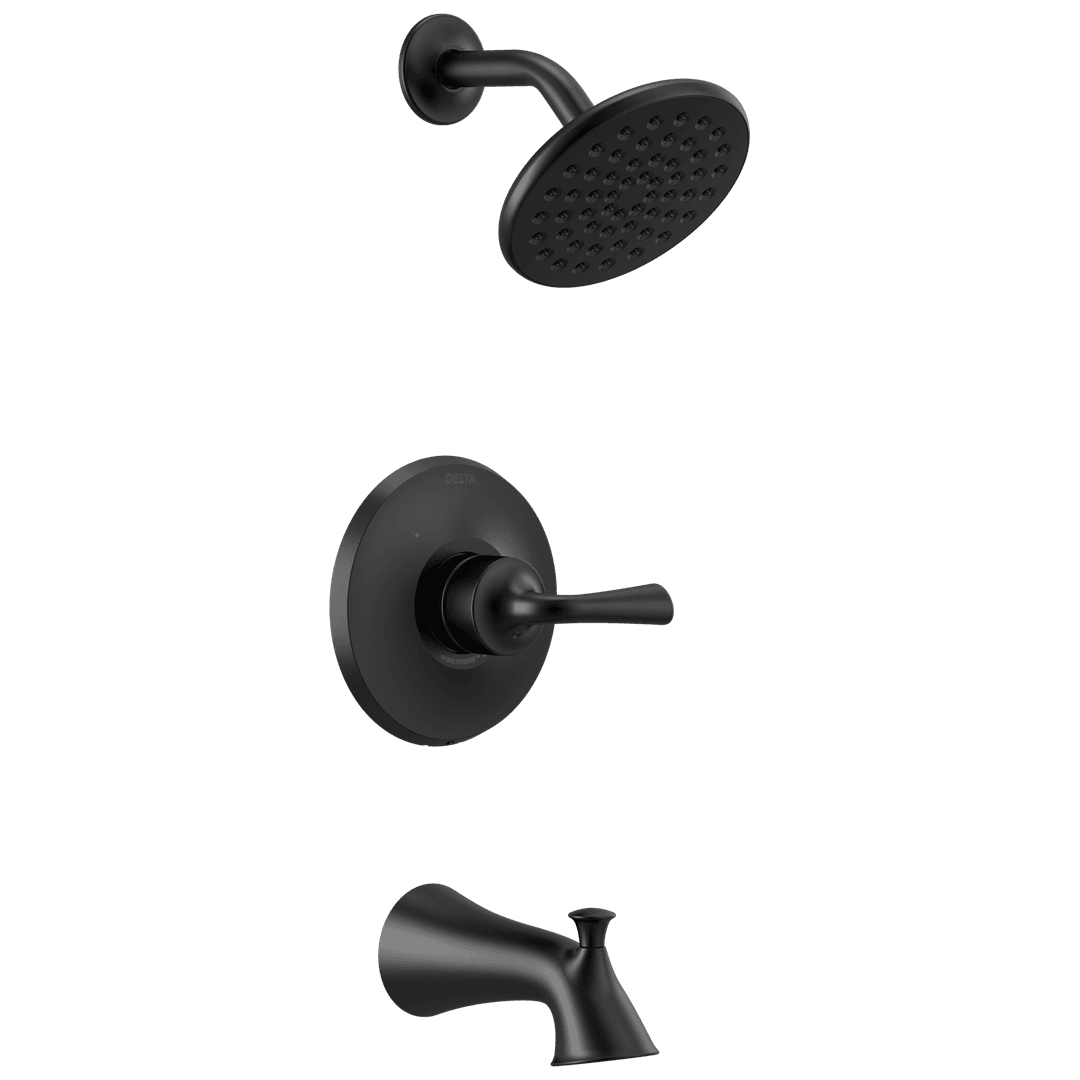 Delta Faucet KayraE Monitor 14 Series Tub & Shower Trim - Matte Black by Delta Faucet