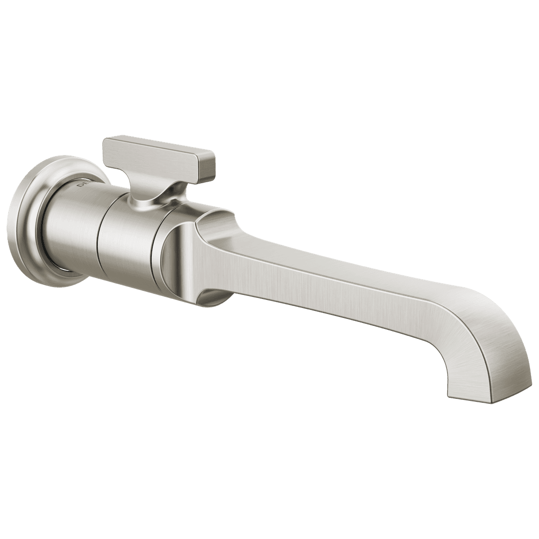 Delta Faucet Tetrae Single Handle Wall Mount Bathroom Faucet Trim - Lumicoat - Stainless by Delta Faucet