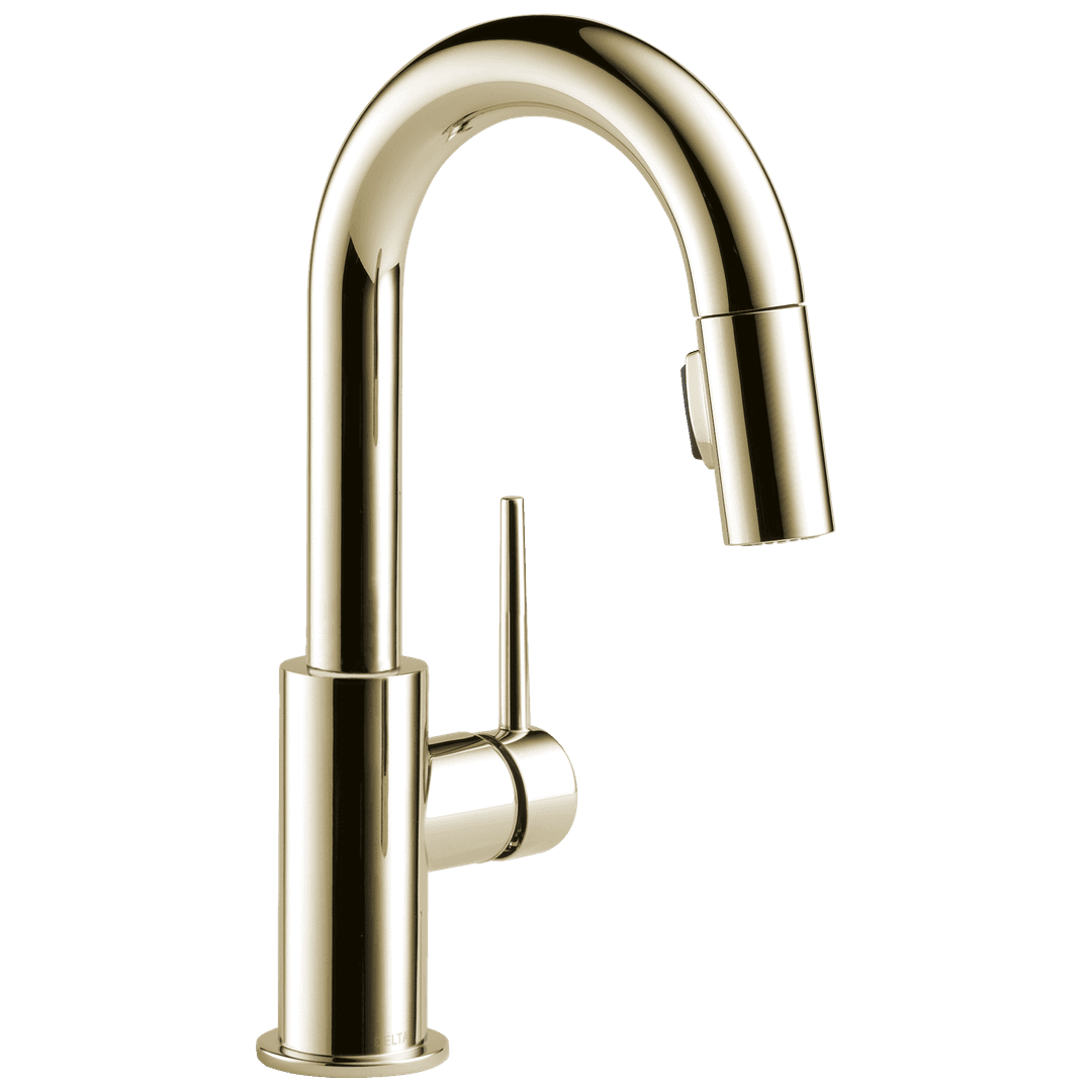 Delta Faucet Trinsic: | Single handle | Pull-down - Polished Nickel by Delta Faucet