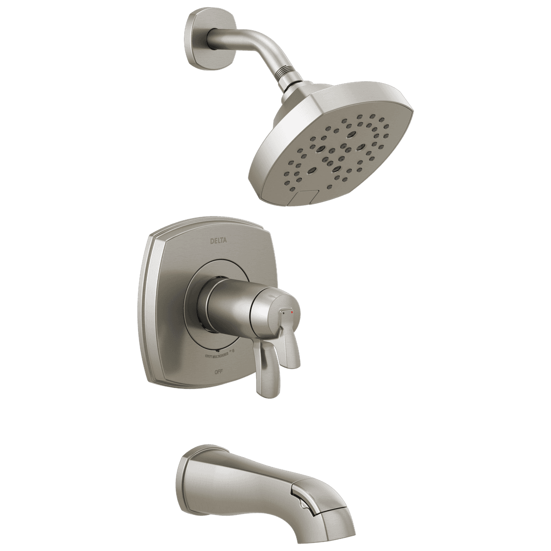 Delta Faucet Stryke 17 Thermostatic Tub and Shower Only - Lumicoat Stainless by Delta Faucet