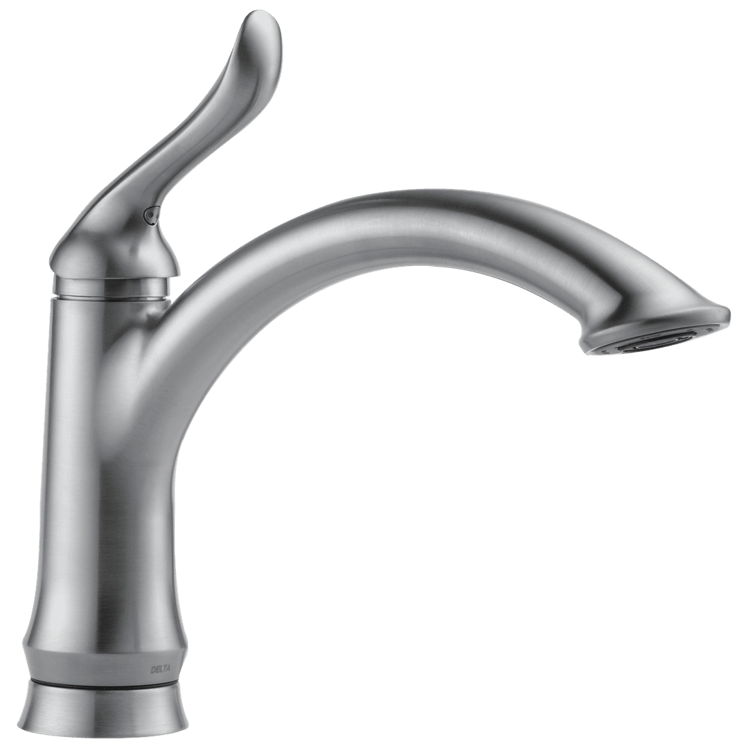 Delta Faucet LindenE | Single handle - Arctic Stainless by Delta Faucet