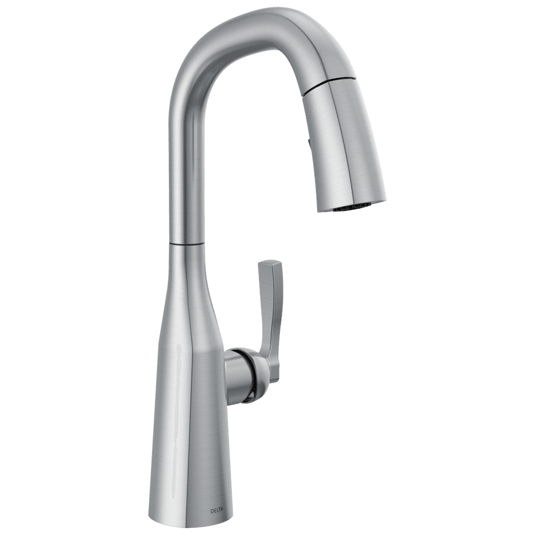 Delta Faucet Stryke | Single handle | Pull-down - Lumicoat Arctic Stainless by Delta Faucet