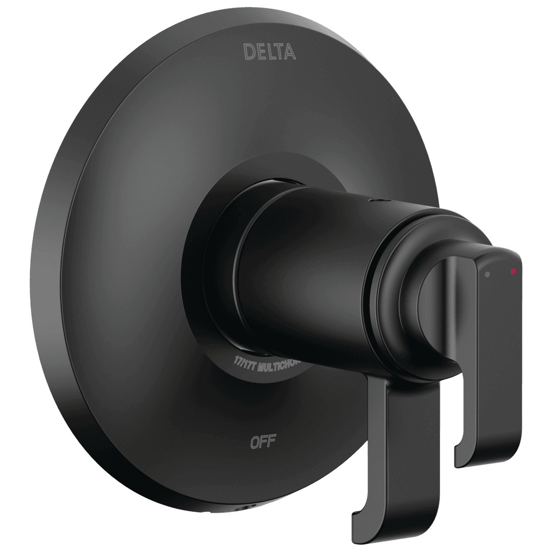 Delta Faucet Tetrae 17T Series Valve Only - Matte Black by Delta Faucet