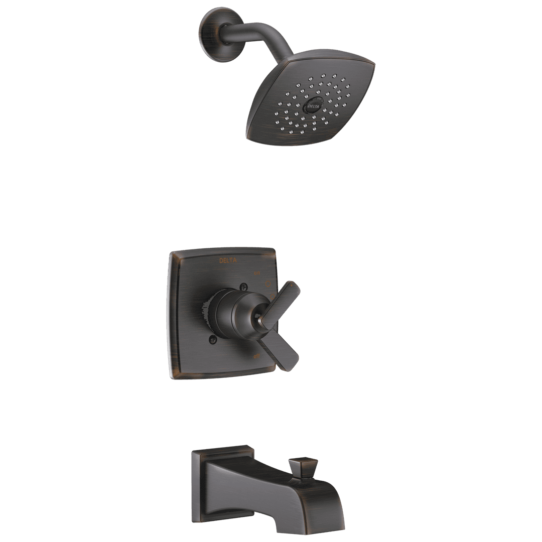 Ashlyn Monitor 17 Series Tub & Shower Trim - Venetian Bronze by Delta Faucet