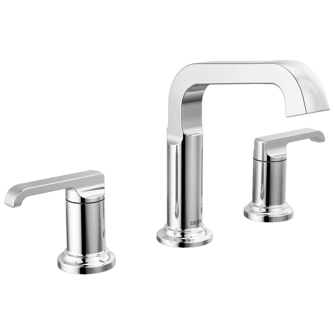 Delta Faucet Tetrae Two Handle Widespread Bathroom Faucet - Lumicoat - Chrome by Delta Faucet