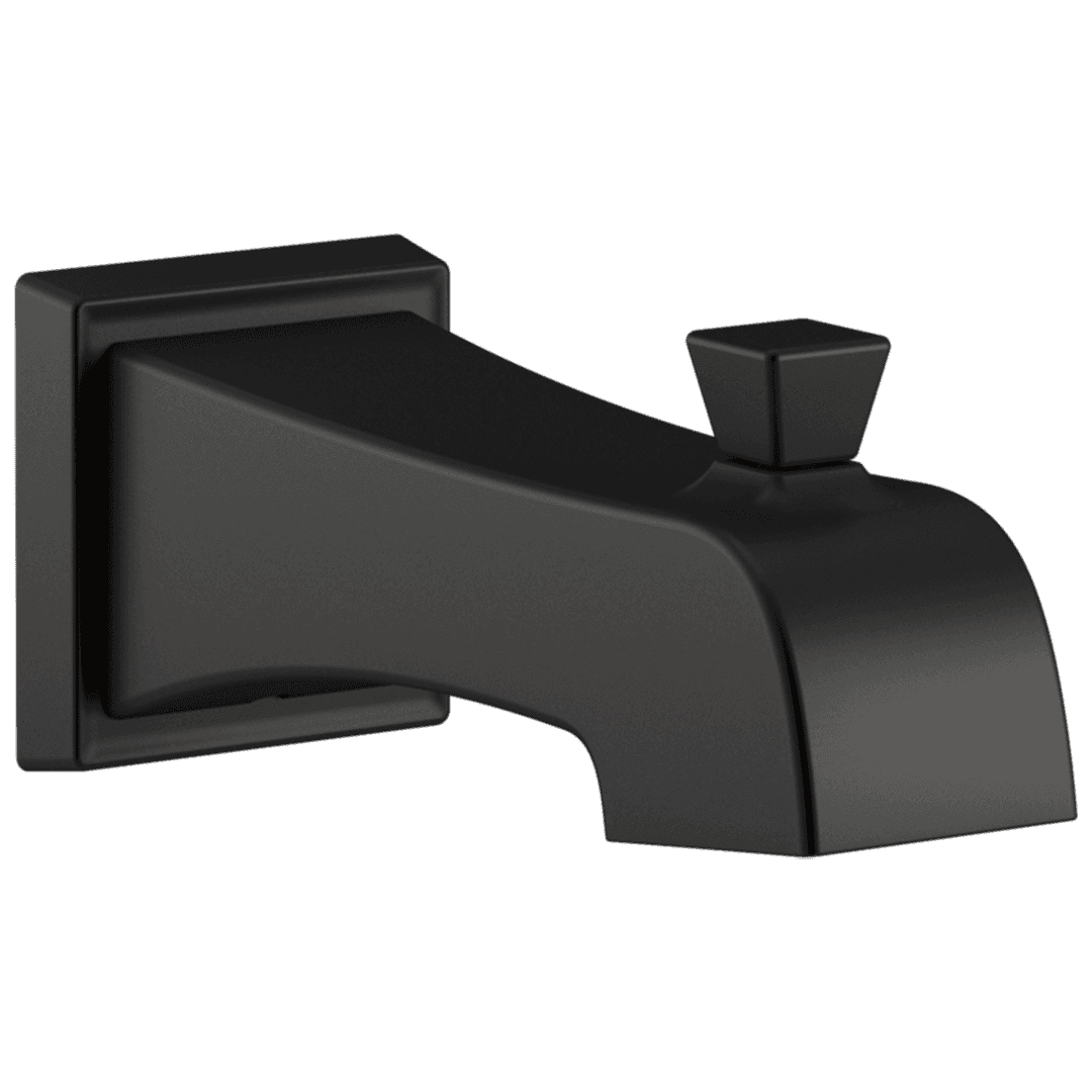 Ashlyn Tub Spout - Pull-Up Diverter - Matte Black by Delta Faucet