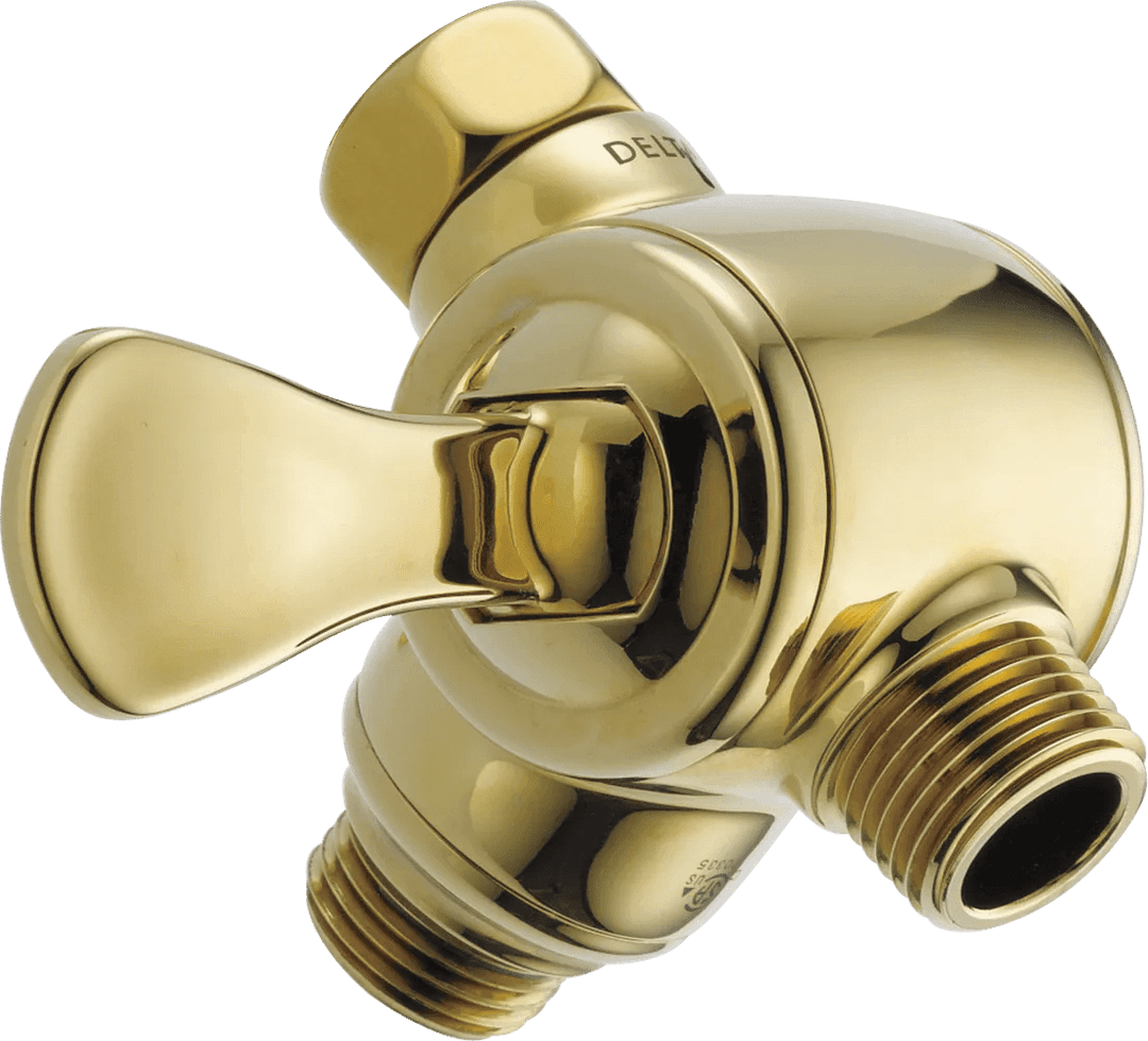 Delta Faucet Universal Showering Components 3-Way Shower Arm Diverter for Hand Shower - Polished Brass by Delta Faucet