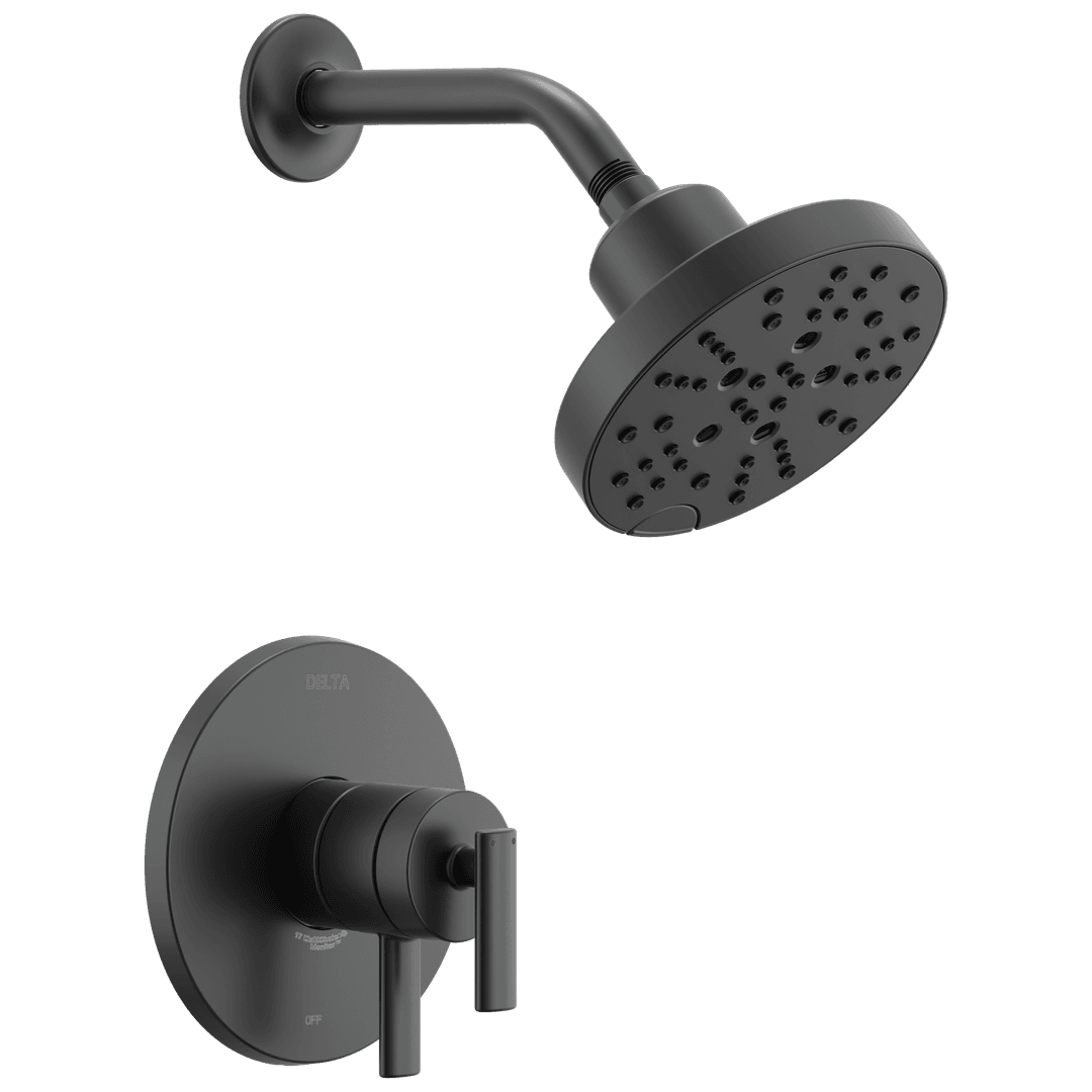 Altado Monitor 17 Series Shower Trim Matte Black by Delta Faucet