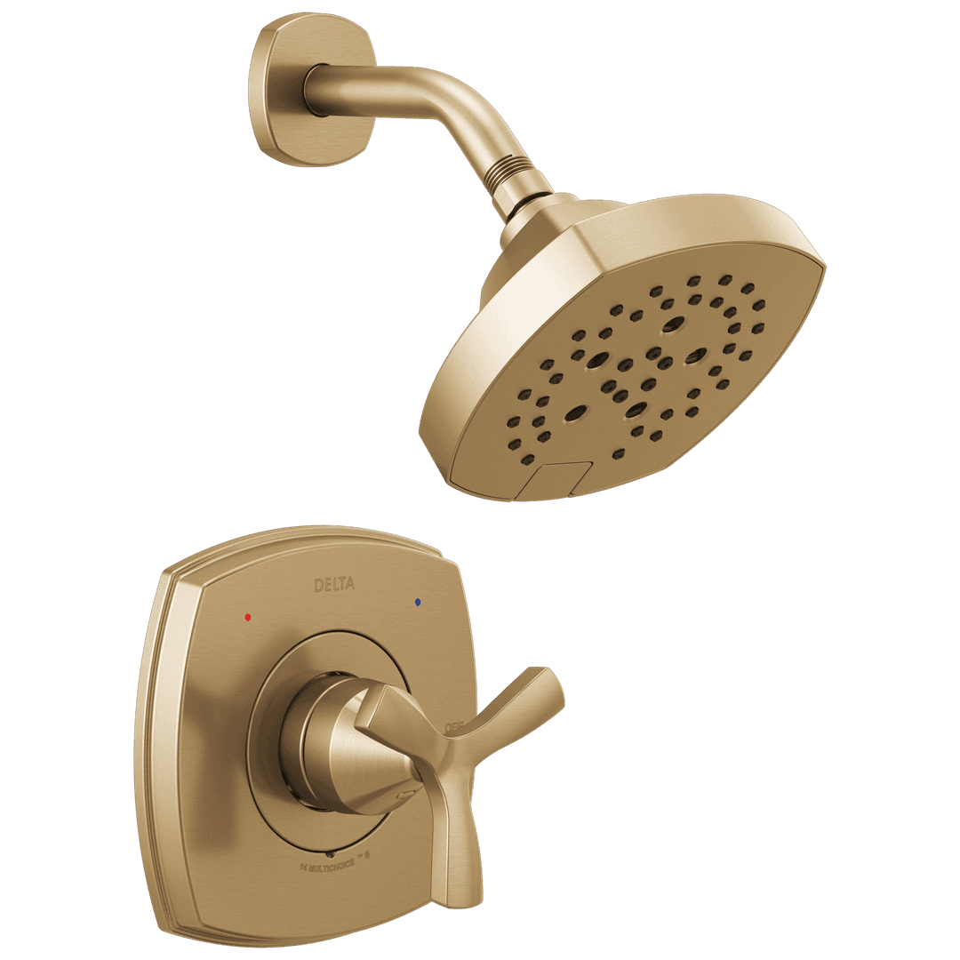 Delta Faucet Stryke 14 Series Shower Only - Lumicoat Champagne - Bronze by Delta Faucet
