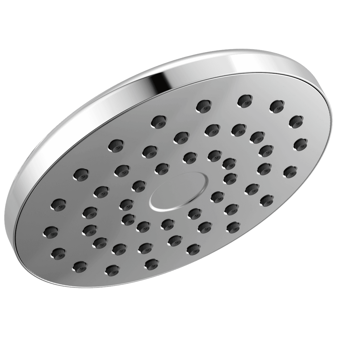 Delta Faucet Universal Showering Components: PivotPro Raincan Shower Head - Lumicoat Chrome by Delta Faucet