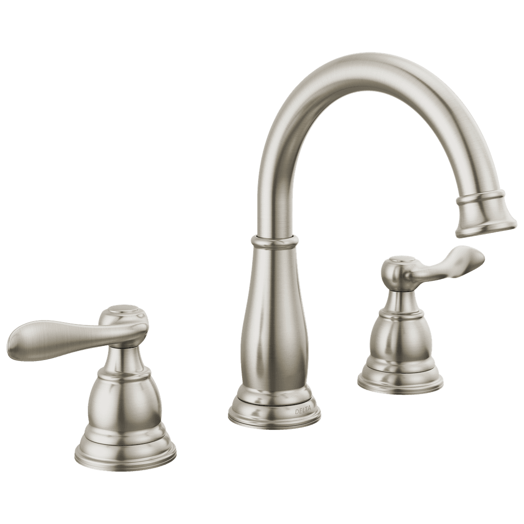 Delta Faucet Windemere Two Handle Widespread Bathroom Faucet - Brushed Nickel by Delta Faucet