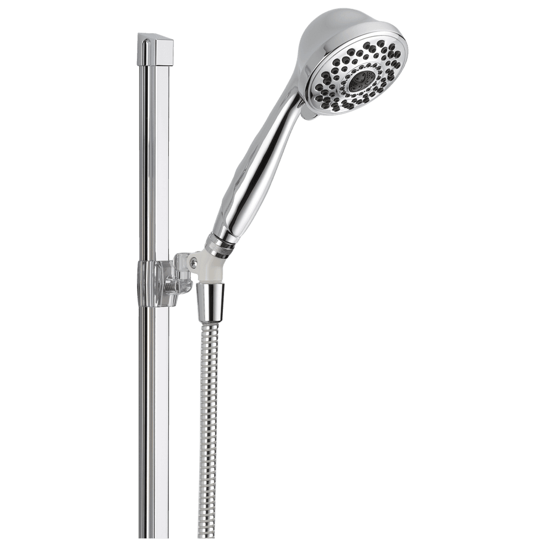 Delta Faucet Universal Showering Components Premium 7-Setting Glide Rail Hand Shower - Chrome by Delta Faucet