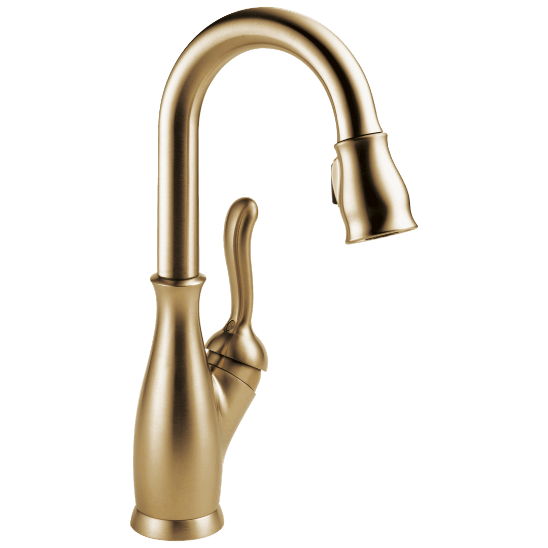 Delta Faucet Leland | Single handle | Pull-down - Champagne Bronze by Delta Faucet