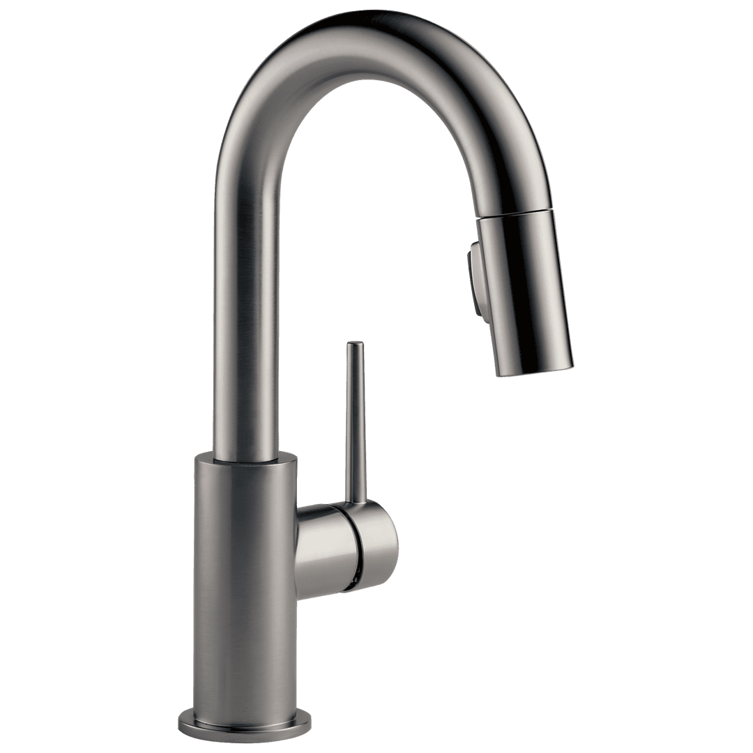 Delta Faucet Trinsic | Single handle | Pull-down - Black Stainless by Delta Faucet