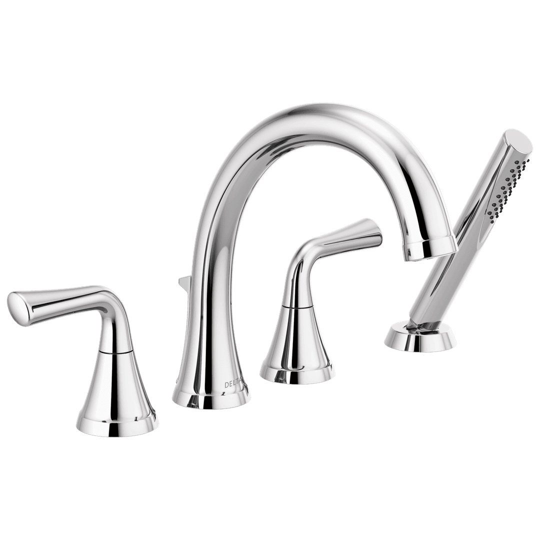 Delta Faucet KayraE Roman Tub Trim with Hand Shower - Chrome by Delta Faucet