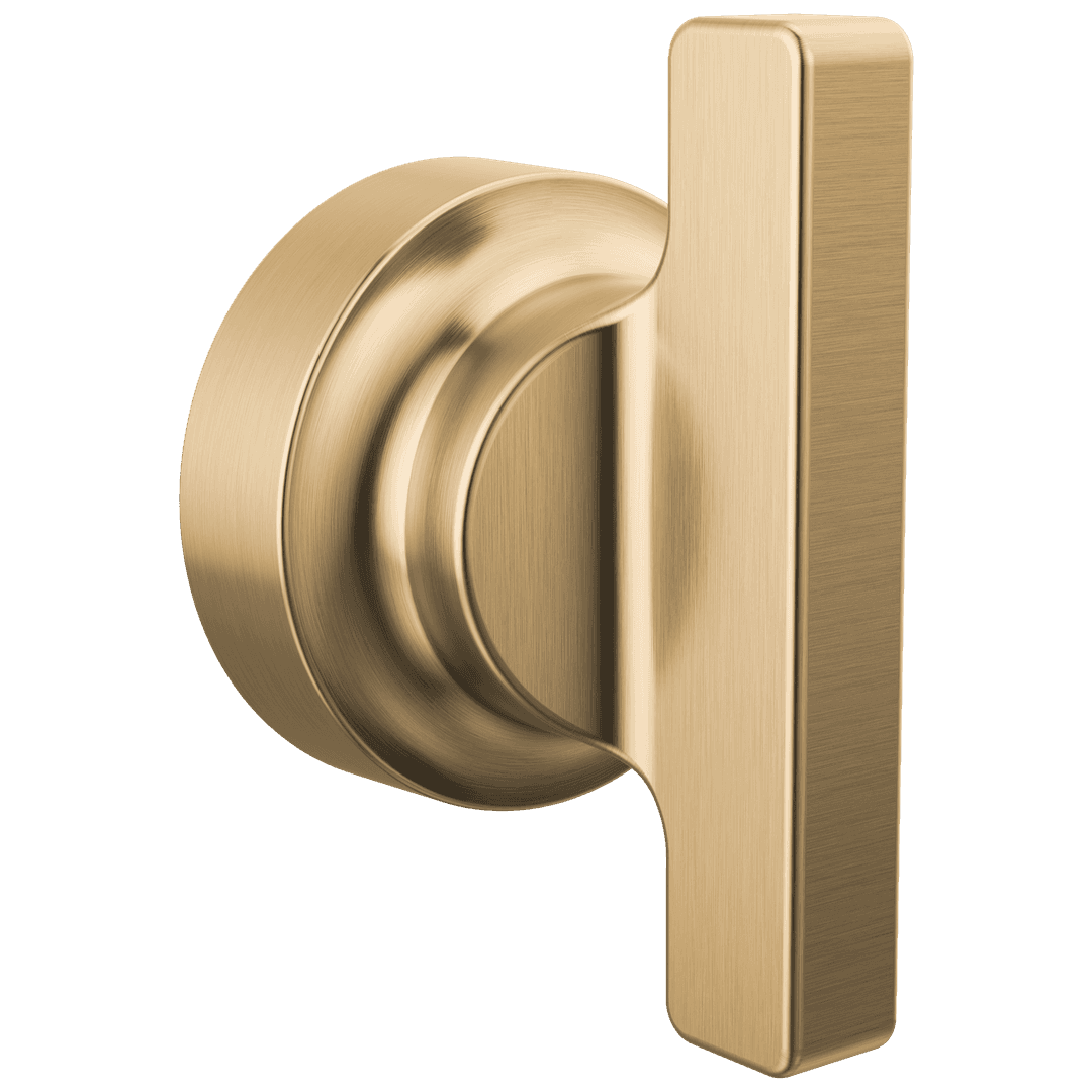 Delta Faucet Tetrae Floor Mount Tub Filler Handle - T-lever - Lumicoat Champagne - Bronze by Delta Faucet