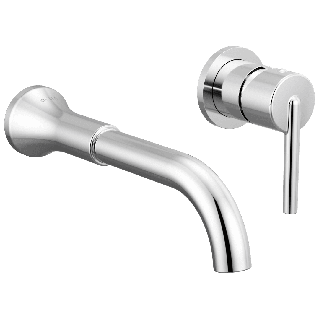 Delta Faucet Trinsic Single Handle Wall Mount Bathroom Faucet Trim - Chrome by Delta Faucet