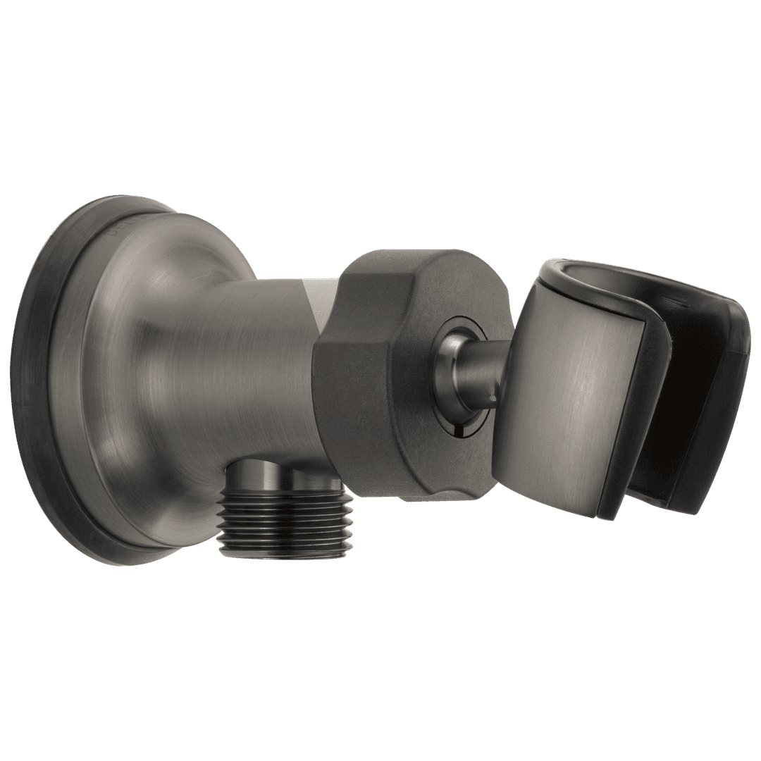 Delta Faucet Universal Showering Components Adjustable Wall Mount Elbow - Black Stainless by Delta Faucet