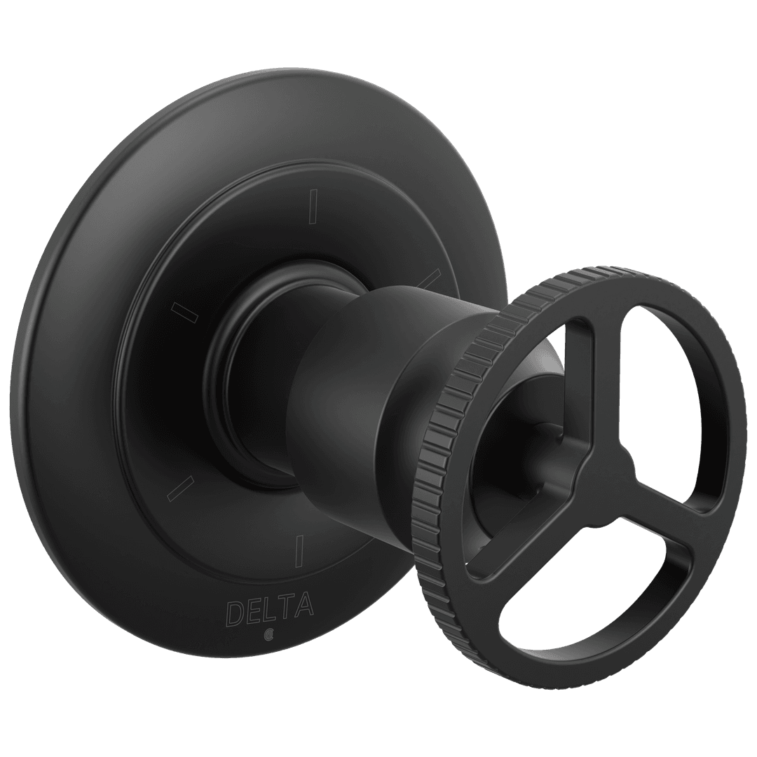 Delta Faucet Trinsic Diverter Trim 6-Setting - Matte Black by Delta Faucet