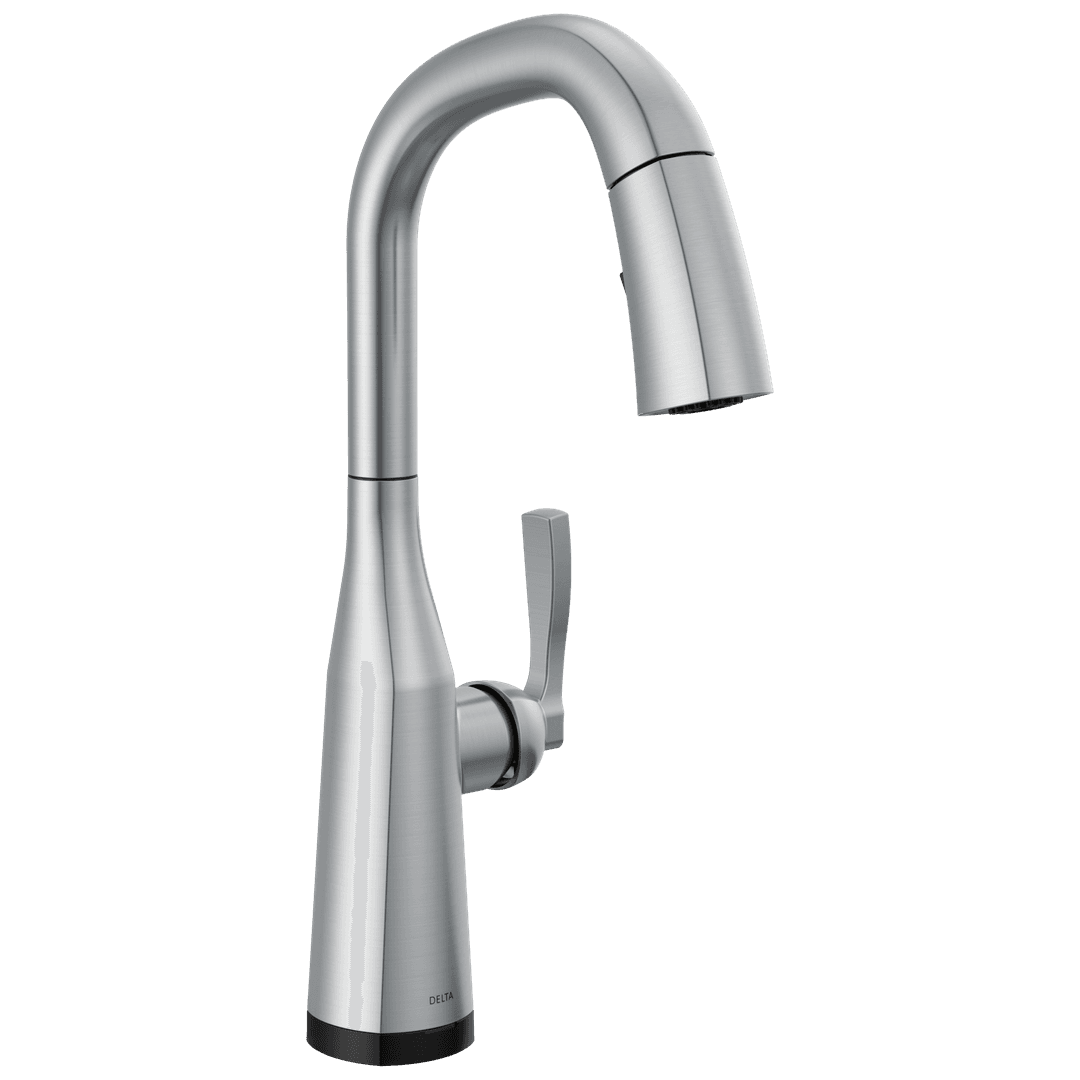 Delta Faucet Stryke Touch2o Bar / Prep Faucet with Touchless Technology - Lumicoat Arctic Stainless by Delta Faucet