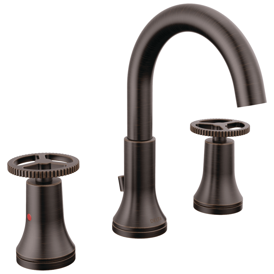 Delta Faucet Trinsic Two Handle Widespread Bathroom Faucet - Venetian Bronze by Delta Faucet