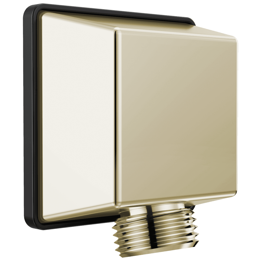 Delta Faucet Universal Showering Components Square Wall Elbow for Hand Shower - Lumicoat Polished Nickel by Delta Faucet