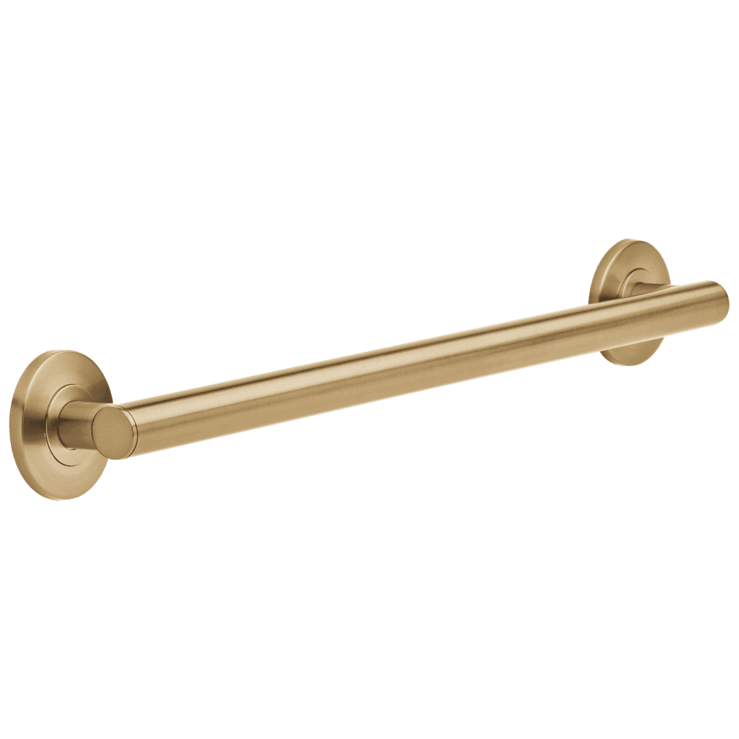 BathSafety 24'' Contemporary Decorative ADA Grab Bar - Champagne Bronze by Delta Faucet