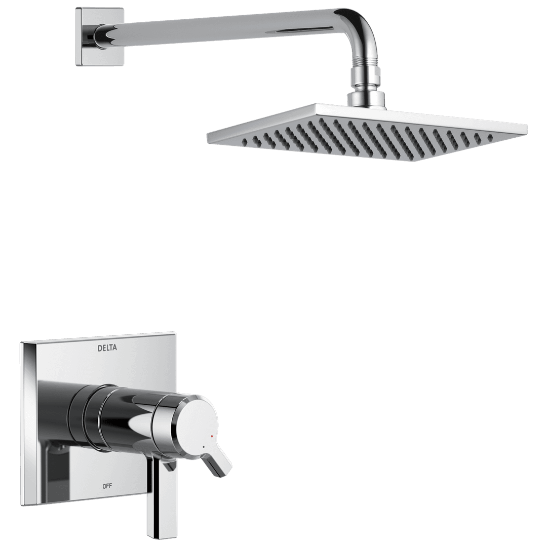 Delta Faucet Pivotale Tempassure 17T Series H2okineticshower Trim - Lumicoat Chrome by Delta Faucet