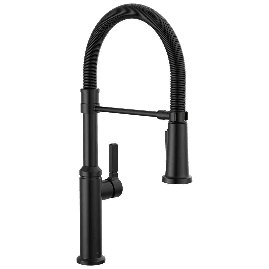 Delta Faucet RhettE | Single handle | Pull-down - Matte Black by Delta Faucet