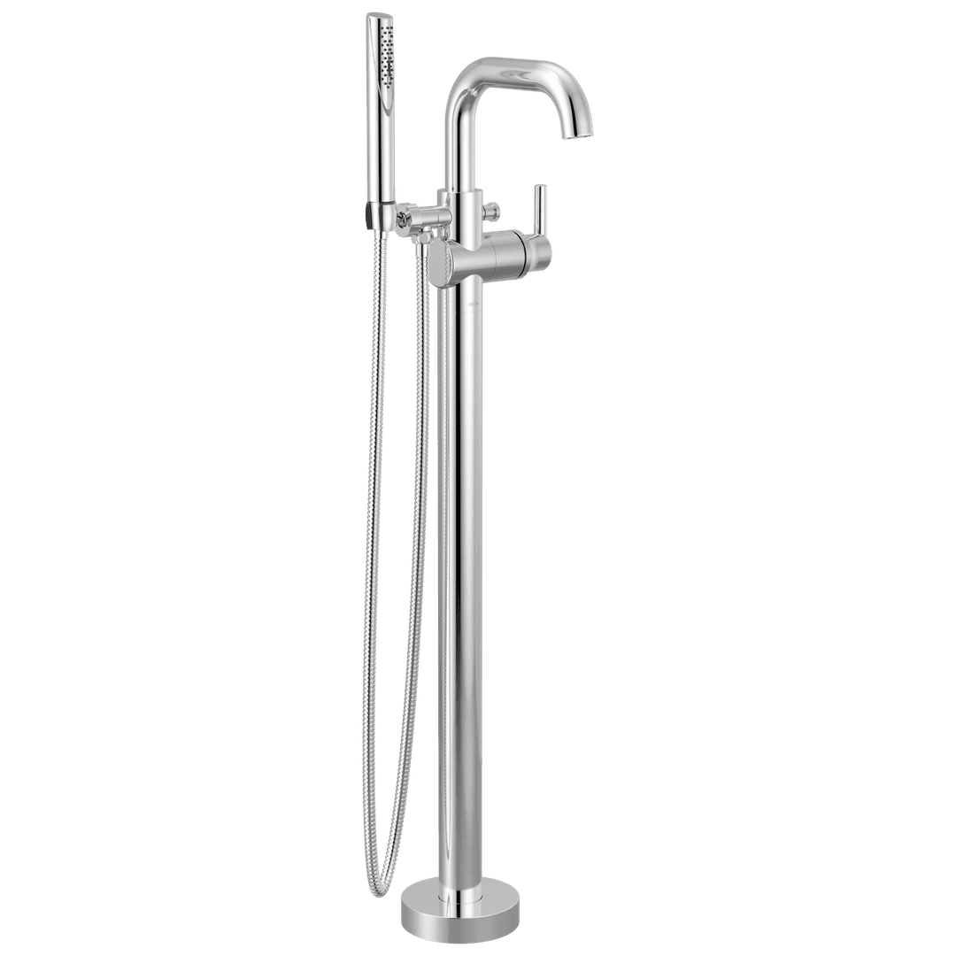Delta Faucet Trinsic Floor Mount Tub Filler - Chrome by Delta Faucet