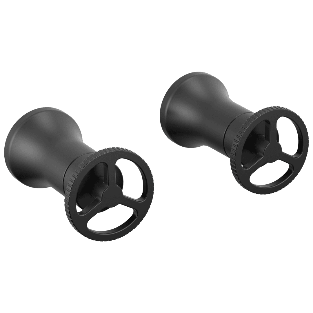 Delta Faucet Trinsic Wheel Handle - Wall Mount Lav - Matte Black by Delta Faucet