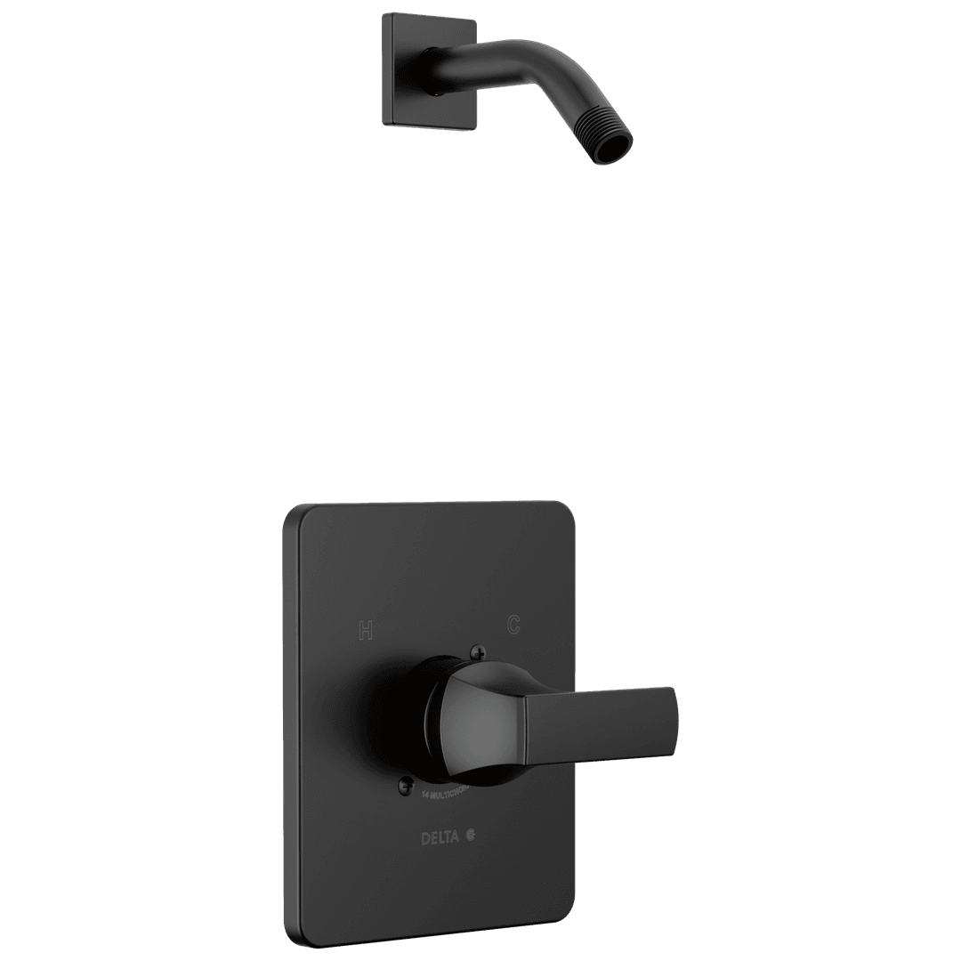 Delta Faucet VelumE Monitor 14 Series Shower Trim - Less Head - Matte Black by Delta Faucet