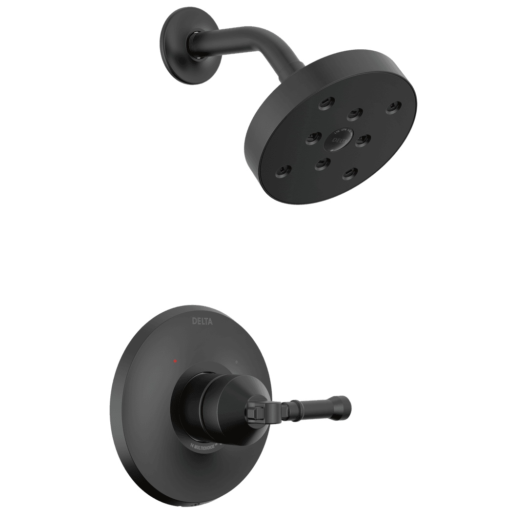 BroderickE 14 Series Shower Trim - Matte Black by Delta Faucet
