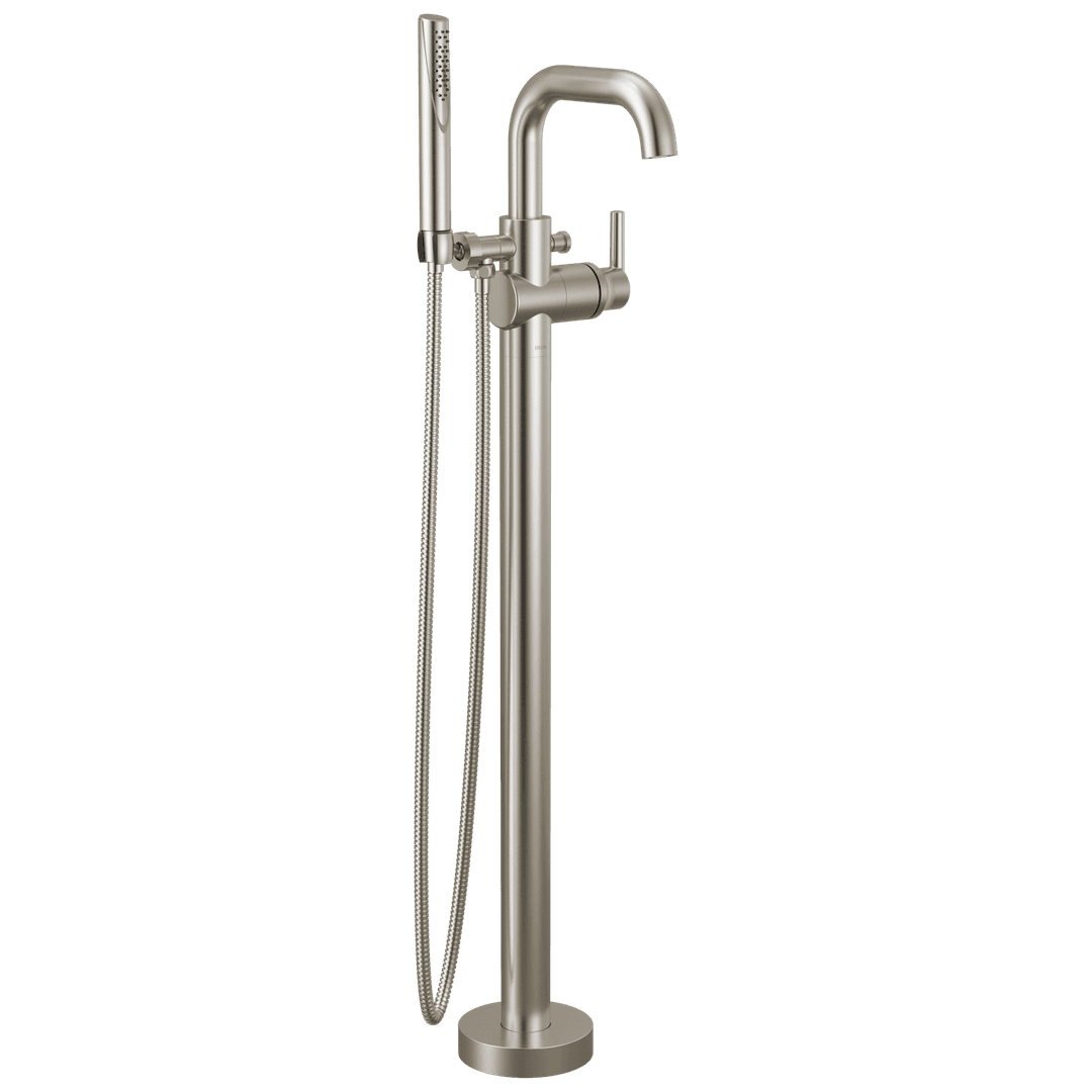 Delta Faucet Trinsic Floor Mount Tub Filler - Stainless by Delta Faucet