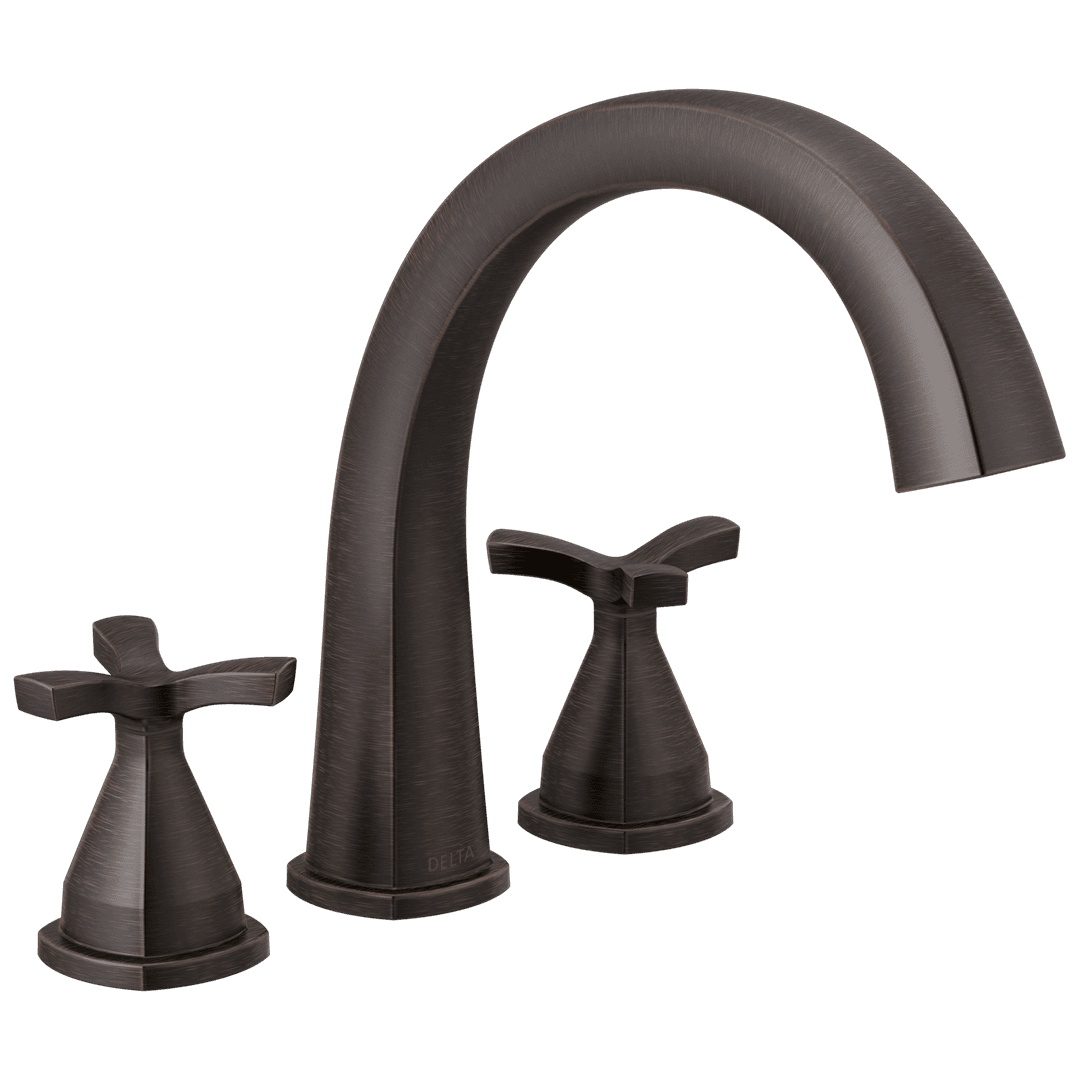 Delta Faucet Stryke Three Hole Roman Tub Trim - Venetian - Bronze by Delta Faucet