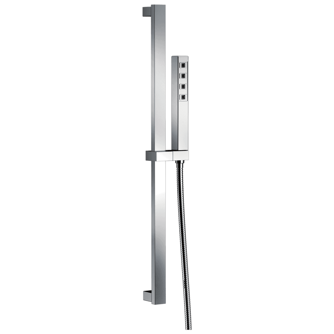 Delta Faucet Universal Showering Components H2OKineticSingle-Setting Slide Bar Hand Shower - Lumicoat Chrome by Delta Faucet