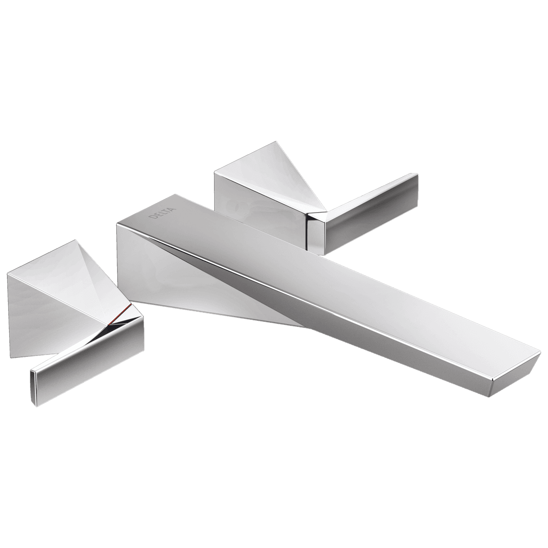 Delta Faucet TrillianE Wall Mount Tub Filler Trim - Lumicoat Chrome by Delta Faucet