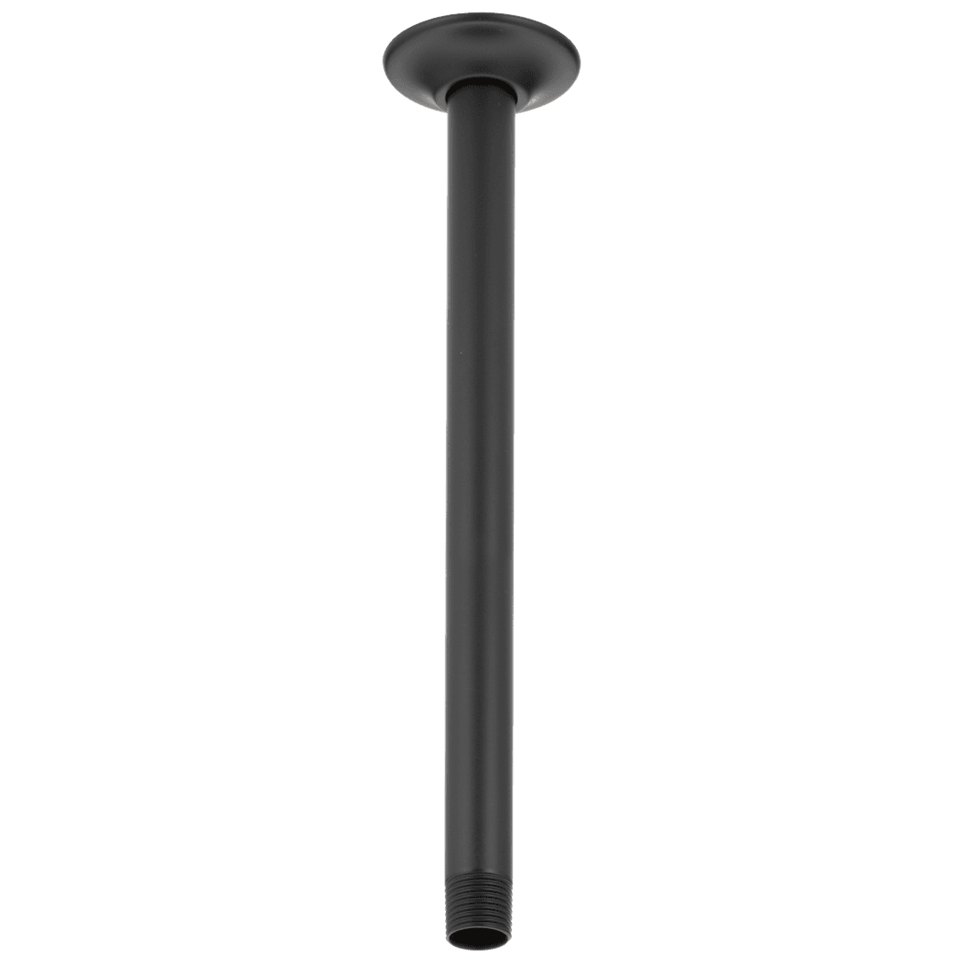 Delta Faucet Universal Showering Components Shower Arm & Flange 14'' Ceiling Mount - Matte Black by Delta Faucet