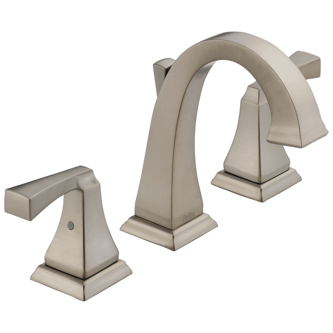 Delta Faucet DrydenE Two Handle Widespread Bathroom Faucet - Spotshield Stainless by Delta Faucet