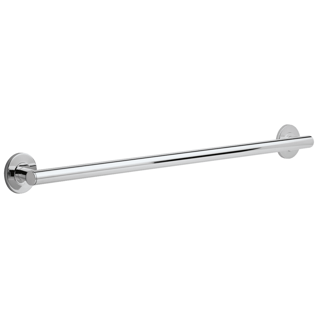 BathSafety 36'' Contemporary Decorative ADA Grab Bar - Chrome by Delta Faucet