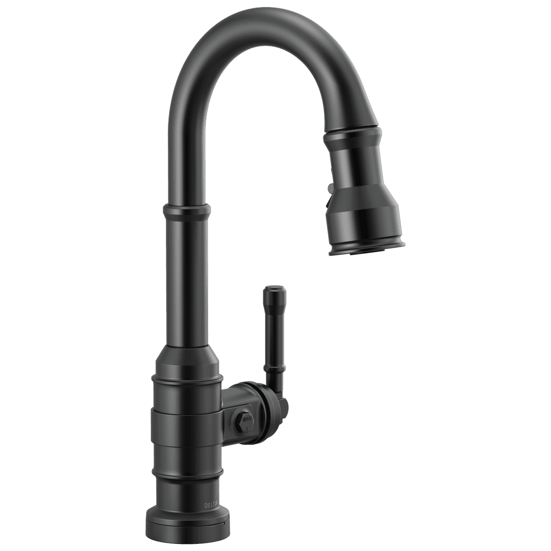 BroderickE Touch2O Bar / Prep Faucet with Touchless Technology - Matte Black by Delta Faucet