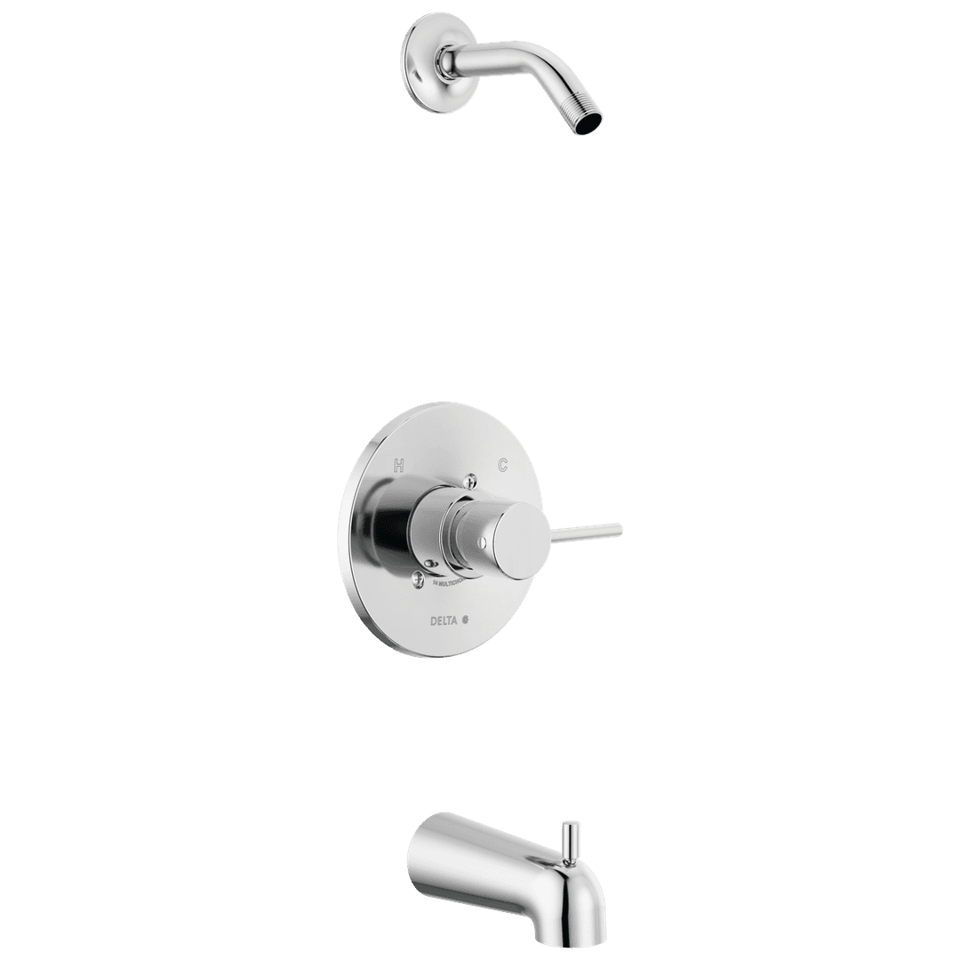 ModernE Monitor 14 Series Tub & Shower Trim - Less Head - Chrome by Delta Faucet