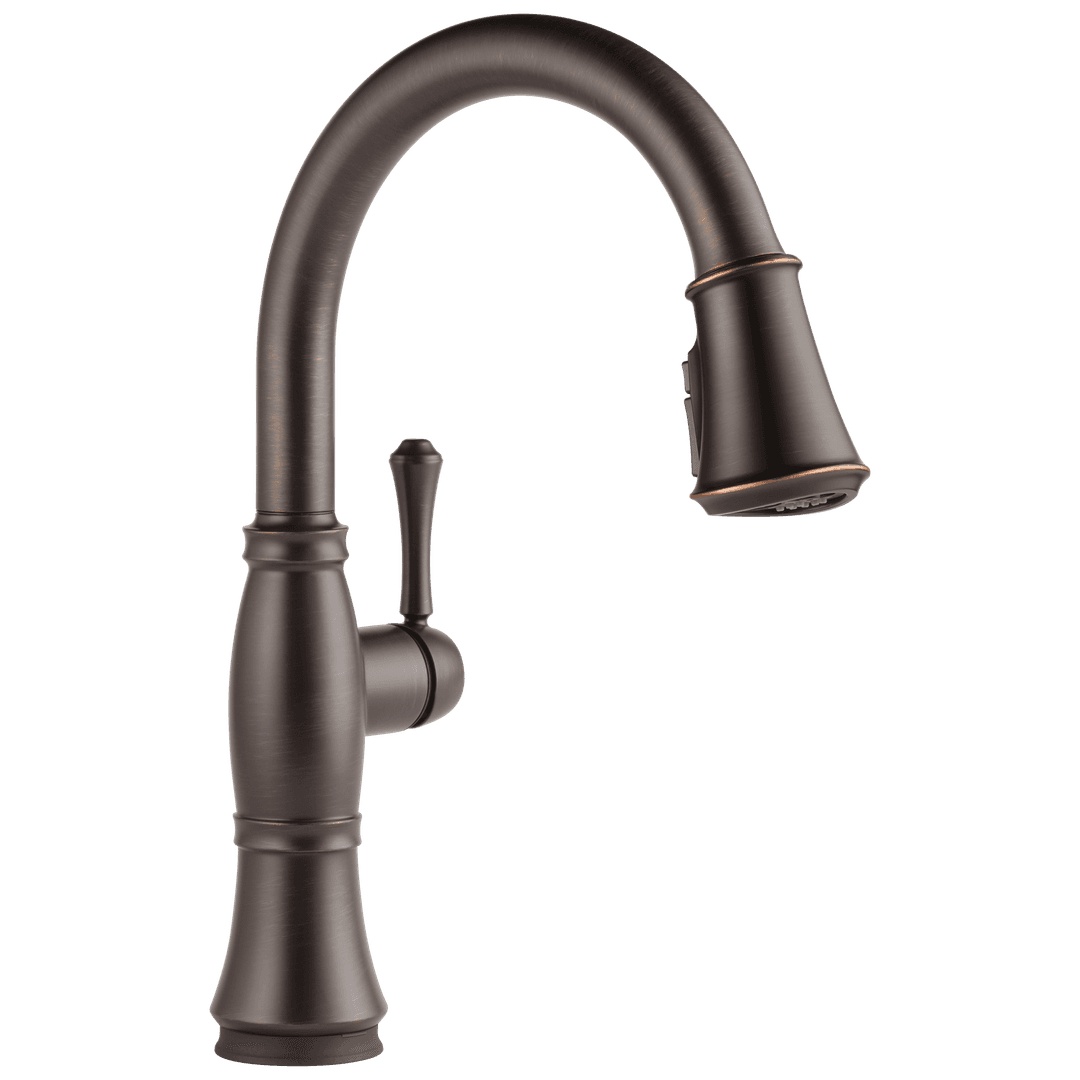 Delta Faucet CassidyE Single Handle Pull-Down Kitchen Faucet with Touch<sub>2</sub>O and ShieldSpray Technologies - Venetian Bronze by Delta Faucet