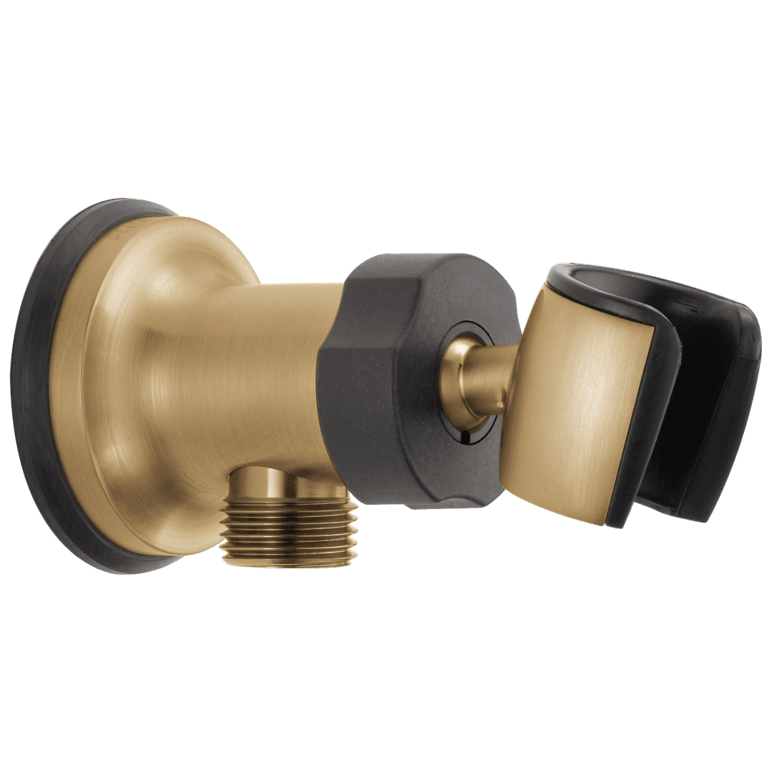 Delta Faucet Universal Showering Components Hand Shower Elbow/Mount - Wall Supply - Champagne Bronze by Delta Faucet