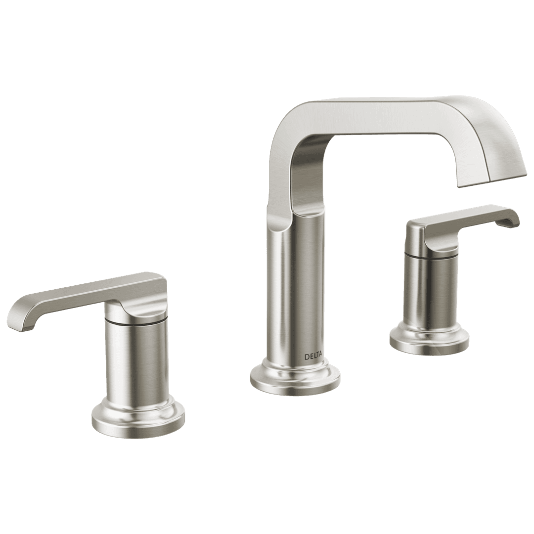 Delta Faucet Tetrae Two Handle Widespread Bathroom Faucet - Lumicoat - Stainless by Delta Faucet
