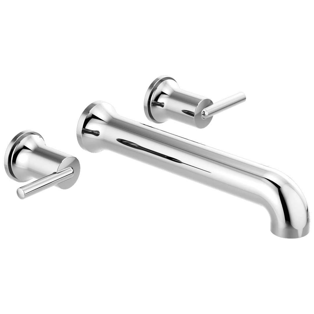 Delta Faucet Trinsic Wall Mounted Tub Filler - Chrome by Delta Faucet