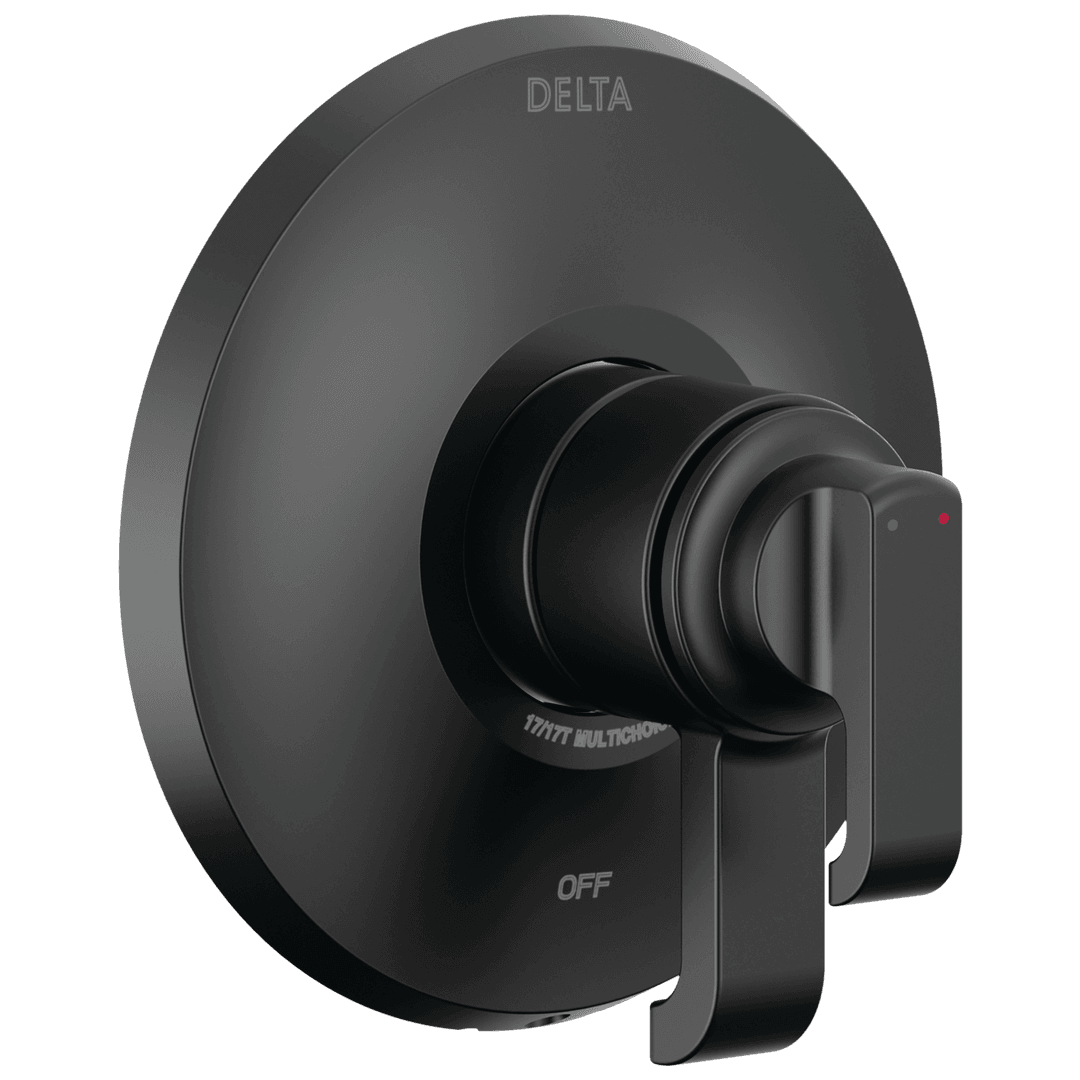 Delta Faucet Tetrae 17 Series Valve Only Trim - Matte Black by Delta Faucet