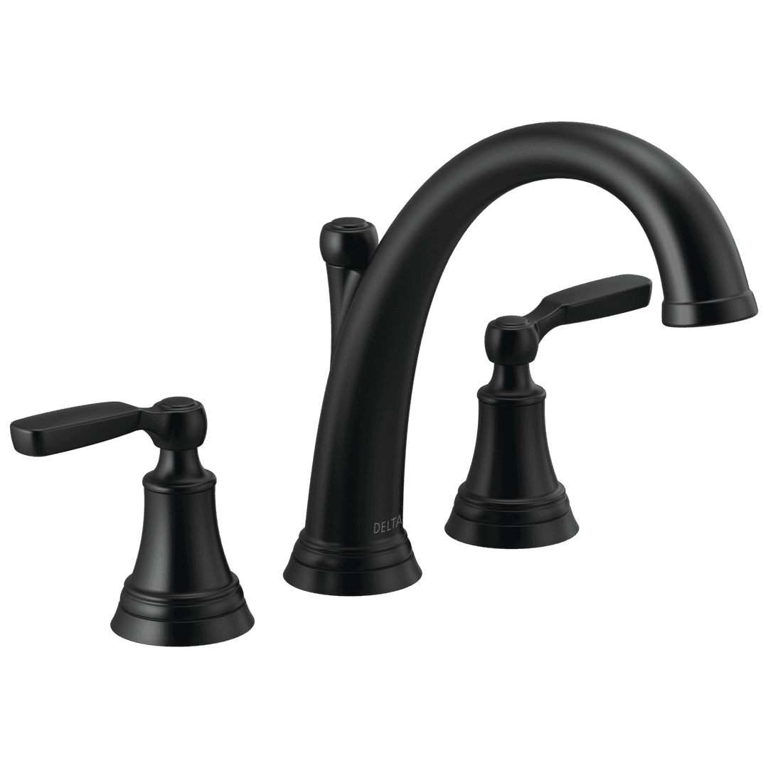 Delta Faucet WoodhurstE Roman Tub Trim - Matte Black by Delta Faucet