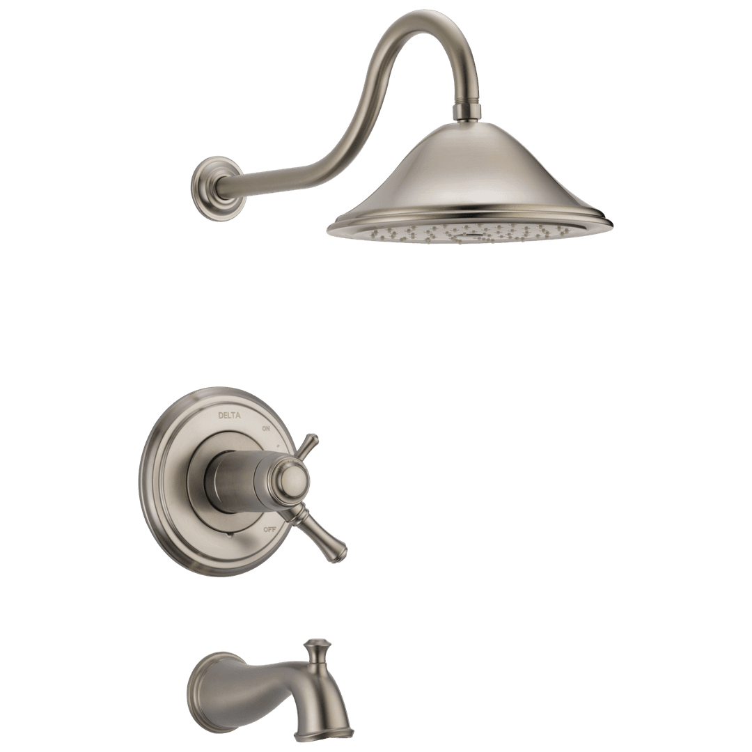 Delta Faucet CassidyE TempAssure 17T Series Tub & Shower Trim - Stainless by Delta Faucet